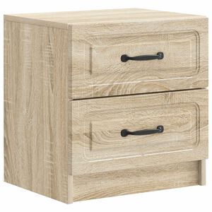vidaXL Nachttisch Sonoma-Eiche 43 x 34,5 x 44,5 cm Holzwerkstoff