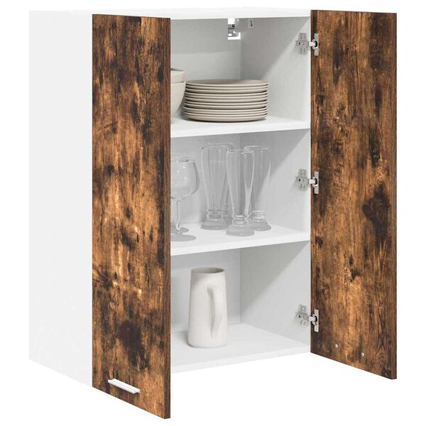 vidaXL H&auml;ngeschrank Ger&auml;ucherte Eiche 60 x 31 x 80 cm Holzwerkstoff