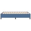 vidaXL Plattformbettgestell Blau 120 x 190 cm Stoff