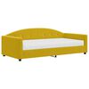 vidaXL Tagesbett mit Matratze Gelb 100x200 cm Samt
