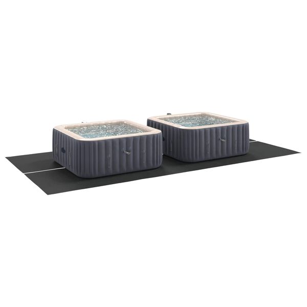 vidaXL Bodenfolie f&uuml;r Pools Schwarz 500 x 250 x 0,1 cm Vliesstoff