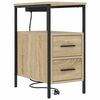 vidaXL Nachttisch Sonoma-Eiche 30 x 48 x 61 cm Holzwerkstoff