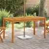 vidaXL Gartentisch 140x80x74 cm Massivholz Akazie