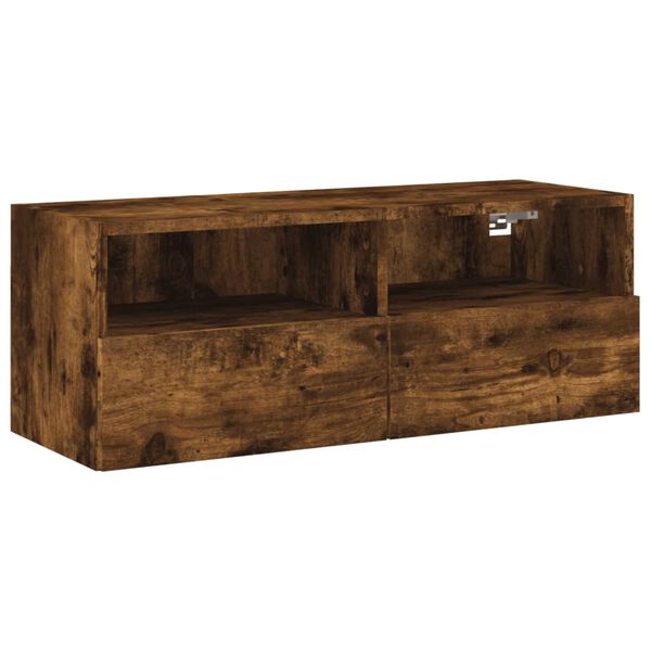 vidaXL TV-Wandschrank R&auml;uchereiche 80x30x30 cm Holzwerkstoff