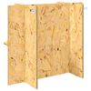 vidaXL Terrarienbasis mit Regal Braun 60 x 30 x 50 cm OSB