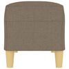 vidaXL Sitzbank Taupe 100x35x41 cm Stoff