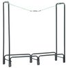 vidaXL Brennholzregal Anthrazit 120&times;35&times;120 cm Stahl