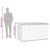 vidaXL Gartenbox Braun 171 x 99 x 93 cm