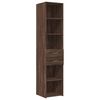 vidaXL Hochschrank Schmal Eichen-Optik 40x42,5x225 cm Holzwerkstoff