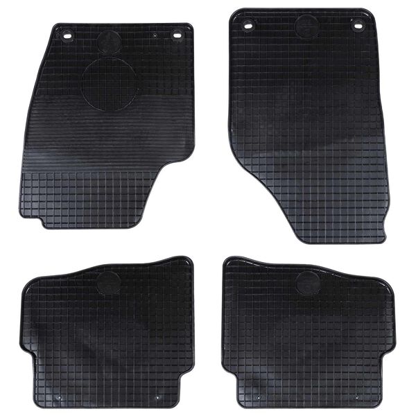 vidaXL Autofu&szlig;matte 4 pcs Schwarz geeignet f&uuml;r VW POLO 10 / 01-09 NS