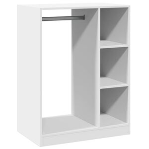 vidaXL Kleiderschrank Wei&szlig; 77x48x102 cm Holzwerkstoff
