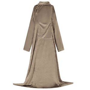 vidaXL Decken-Hoodie Kamel F Flanell