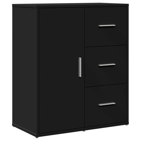 vidaXL Sideboard Schwarz 60x31x70 cm Holzwerkstoff