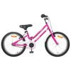 vidaXL Kinderfahrrad 24 Zoll f&uuml;r 8-12 Jahre alt Pink Wei&szlig;
