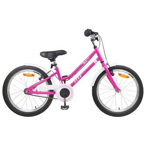vidaXL Kinderfahrrad 24 Zoll f&uuml;r 8-12 Jahre alt Pink Wei&szlig;