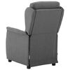 vidaXL Massagesessel mit Kissen Hellgrau 93,5 x 67,5 x 101,5 cm Stoff
