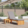 vidaXL Sonnenliege &Ouml;l-Natur 200 x 55 x 94 cm Massivholz Akazie