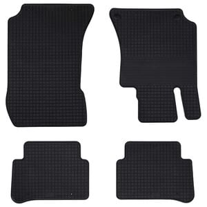 vidaXL Autofu&szlig;matte 4 pcs Schwarz Geeignet f&uuml;r MERCEDES E 2009-2016