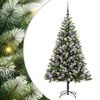 vidaXL K&uuml;nstlicher Klapp-Weihnachtsbaum mit Schnee&uuml;berzug 150 LEDs