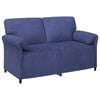 vidaXL 2-Sitzer Sofa Polizeiblau 158 x 83 x 95 cm Samt