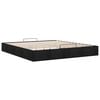 vidaXL Ottoman-Bett ohne Matratze Schwarz 160x200 cm Stoff