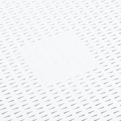 vidaXL Beistelltisch Weiß 54×54×36,5 cm Kunststoff