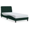 vidaXL Bettgestell ohne Matratze Dunkelgr&uuml;n 90x190 cm Samt
