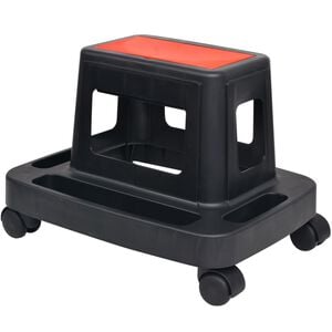 vidaXL Werkstatt-Rollhocker mit Ablage und Stauf&auml;chern 150 kg