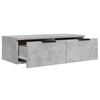 vidaXL Wandschrank Betongrau 68x30x20 cm Holzwerkstoff