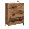 vidaXL Sideboard Altholz 69,5 x 34 x 90 cm Verbundholz und Eisen