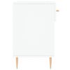 vidaXL Schuhbank Weiß 102x35x55 cm Holzwerkstoff