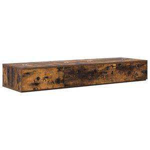 vidaXL Studiotisch Raucheiche 152 x 40 x 19,5 cm Holzwerkstoff