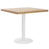 vidaXL Bistrotisch Hellbraun 80x80 cm MDF