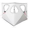 vidaXL Huntingzelt mit Dach Wei&szlig; Blackout 145 x 145 x 150 cm