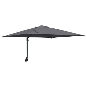 vidaXL Garten-Sonnenschirm Anthrazit 248,5 x 247,5 x 160 cm