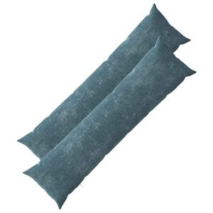 vidaXL Kissenbezug 2 stk. HEERLEN Blau 40 x 145 cm Chenille-Stoff