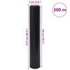 vidaXL Stretchfolie 2 Stk. Schwarz 30 &mu;m 50 cm x 300 m