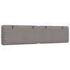 vidaXL Kopfteil-Kissen Taupe 200 cm Stoff