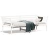 vidaXL Tagesbett ohne Matratze Wei&szlig; 75x190 cm Massivholz Kiefer