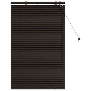 vidaXL Venezianische Jalousie Dunkelbraun 80 x 130 cm 35 mm