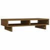 vidaXL Monitorst&auml;nder Honigbraun 60x27x14 cm Massivholz Kiefer