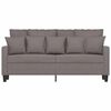 vidaXL 2-Sitzer-Sofa Taupe 140 cm Stoff