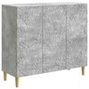 vidaXL Sideboard Betongrau 89 x 34,5 x 80 cm Holzwerkstoff