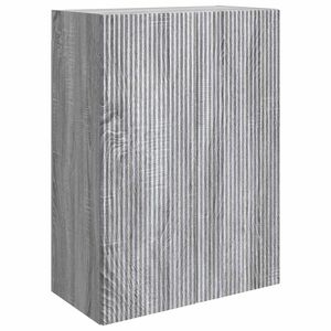 vidaXL Wandschrank Grau Sonoma 66 x 34,5 x 90 cm Holzwerkstoff