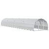 vidaXL H&uuml;hnerunterkunft Silber 800 x 150 x 100 cm Verzinkter Stahl