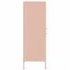 vidaXL Highboard Rosa 36x39x113 cm Stahl