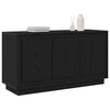 vidaXL Sideboard Schwarz Eichen-Optik 102 x 35 x 55 cm Holzwerkstoff