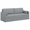 vidaXL Sofa 2 pcs Hellgrau