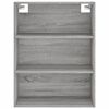 vidaXL Highboard Grau Sonoma 69,5x34x180 cm Holzwerkstoff