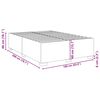 vidaXL Bettgestell ohne Matratze Schwarz 160x200 cm Samt